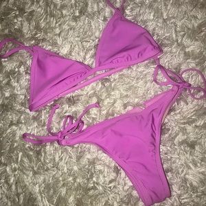 Light Purple Cheeky Bikini Set